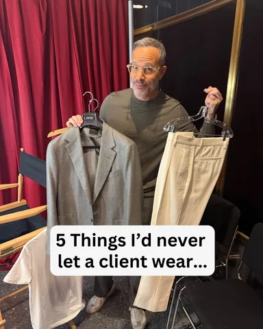 theweitzeffect Instagram post about Menswear style mistakes
