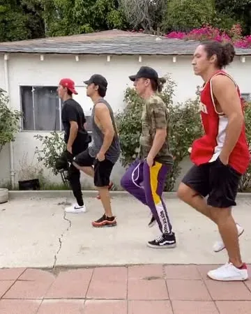 thewilliamsfam Instagram post about Shuffle dance