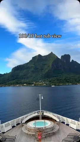 theworldpursuit Instagram post about Bora Bora cruise view