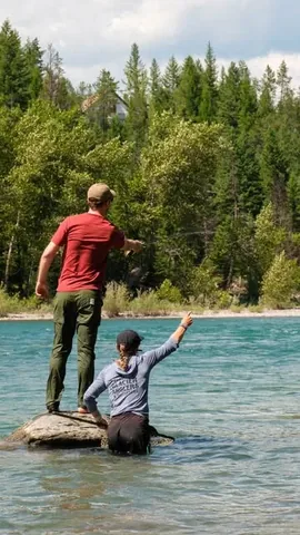 theworldpursuit Instagram post about Fly fishing in Montana