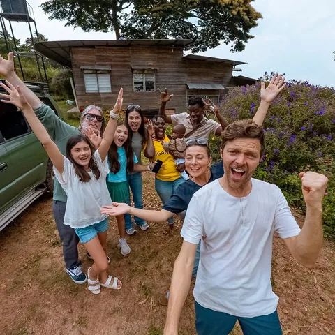 the_wynns Instagram post about Ugandan adventure with student filmmakers