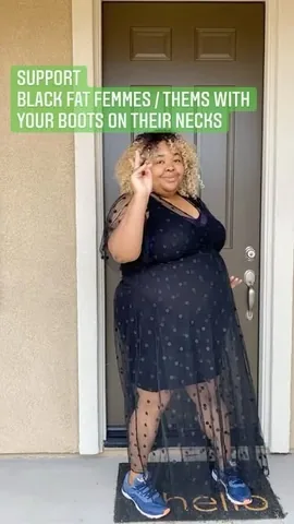 theybelakeisha Instagram post about Fashion inclusivity