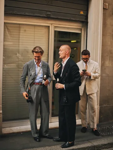 thezanelim Instagram post about Pitti Uomo street style