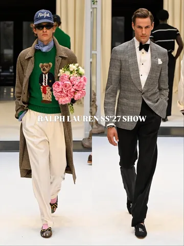 thezanelim Instagram post about Ralph Lauren Spring 2027 fashion show