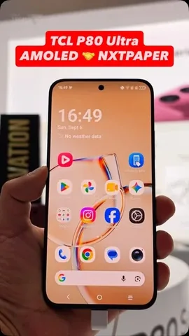 thisistechtoday Instagram post about TCL P80 Ultra display technology