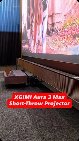 thisistechtoday Instagram post about XGIMI Aura 3 Max projector system