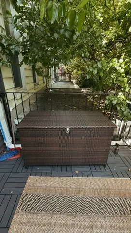 threadability Instagram post about Patio storage