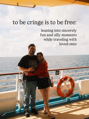 thrift_bee Instagram post about Cruise vacation