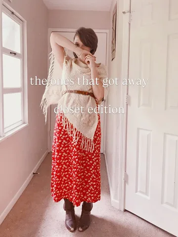 thrift_bee Instagram post about Wardrobe changes