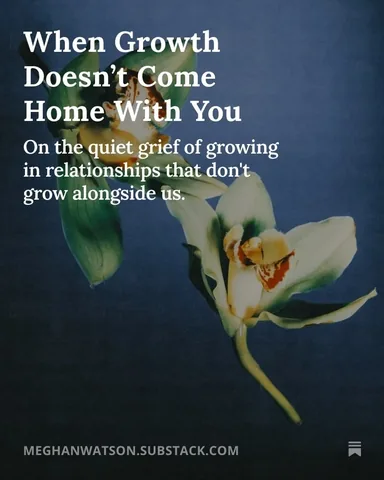 thrive_withmeg Instagram post about Growth and grief