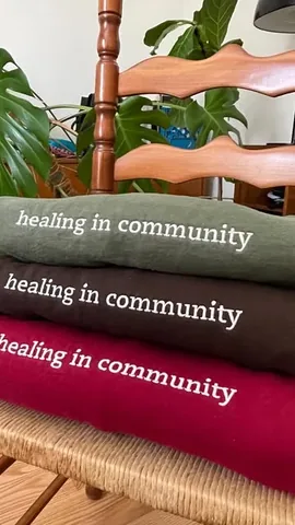 thrive_withmeg Instagram post about Bloom crewneck