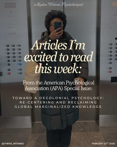 thrive_withmeg Instagram post about Decolonizing psychology