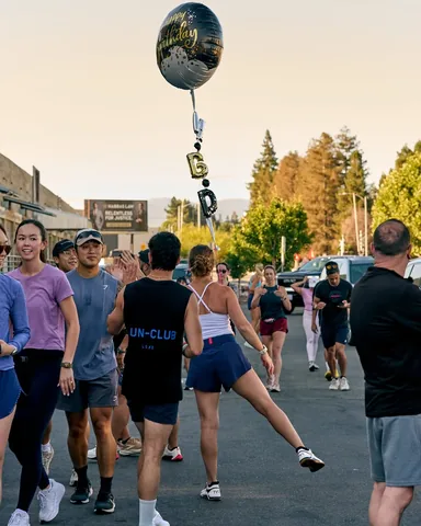 tiaclair1 Instagram post about Community run