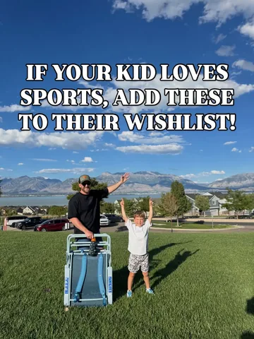 tiawiththefam Instagram post about Children's sports gear and toys