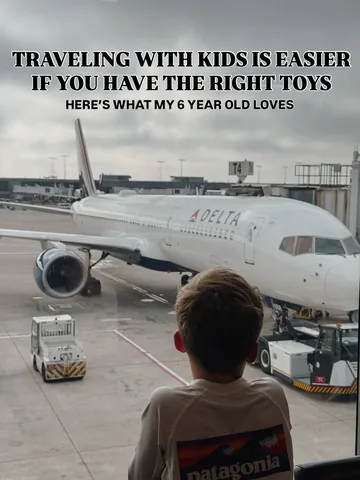 tiawiththefam Instagram post about Travel toys for children