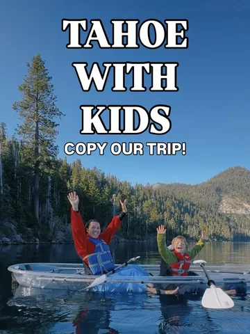 tiawiththefam Instagram post about Lake Tahoe family travel