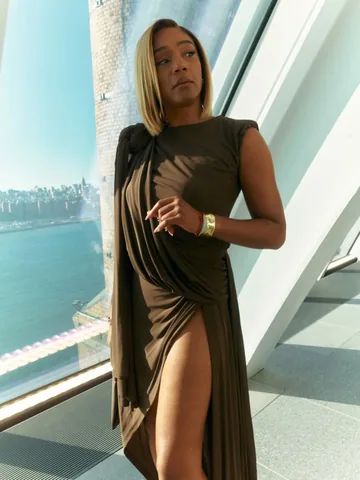 tiffanyhaddish Instagram post about Monse fashion show