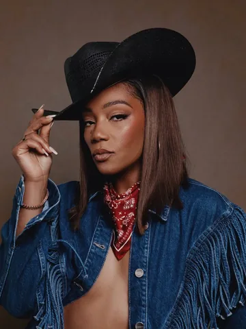 tiffanyhaddish Instagram post about Western themed photoshoot