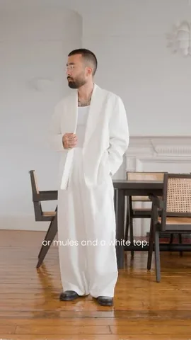 timdessaint Instagram post about Summer wedding attire