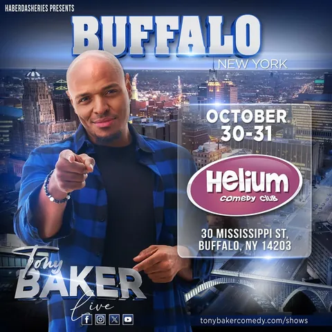 tonybaker Instagram post about Buffalo event announcement