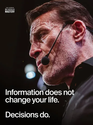 tonyrobbins Instagram post about Taking action