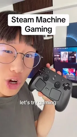 tonytechbytes Instagram post about Steam Machine gaming test