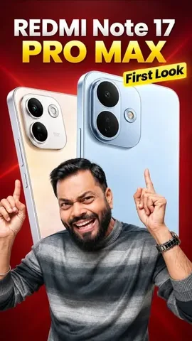 trakintech Instagram post about Redmi Note 17 series