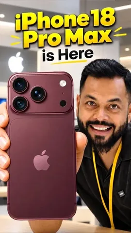 trakintech Instagram post about IPhone 18 Pro Max colors
