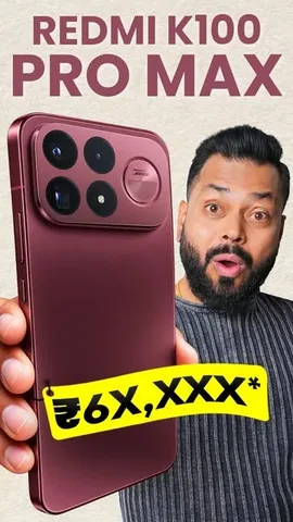 trakintech Instagram post about Redmi K100 Pro Max