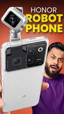 trakintech Instagram post about HONOR Robot Phone