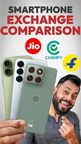 trakintech Instagram post about Smartphone exchange comparison
