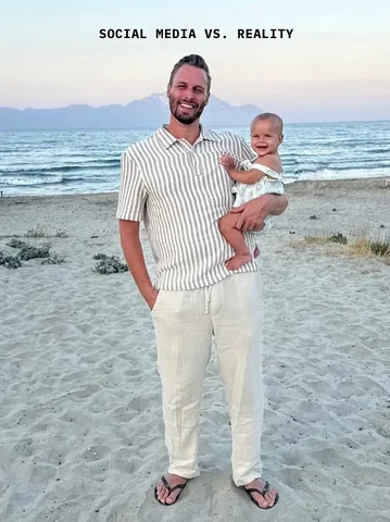 travelcoupledream Instagram post about Parenting reality