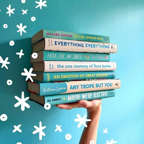 treatyoshelves17 Instagram post about Current media favorites