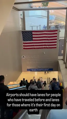 trendyheidi Instagram post about Airport humor