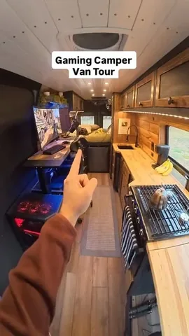 ttthefineprinttt Instagram post about Gaming camper van