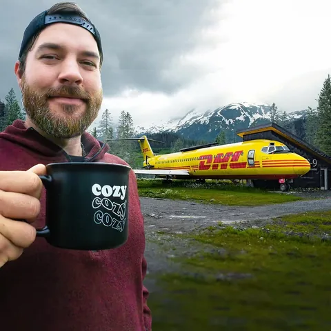 ttthefineprinttt Instagram post about Unique Alaska lodging and flight