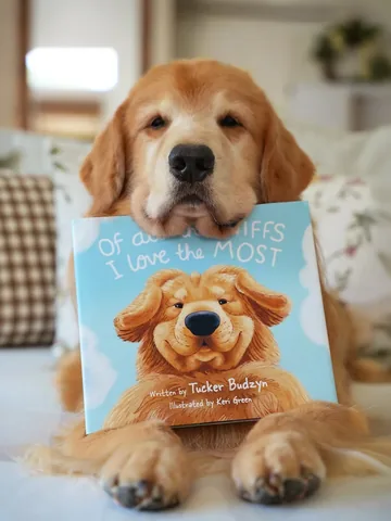 tuckerbudzyn Instagram post about Tucker book preorder