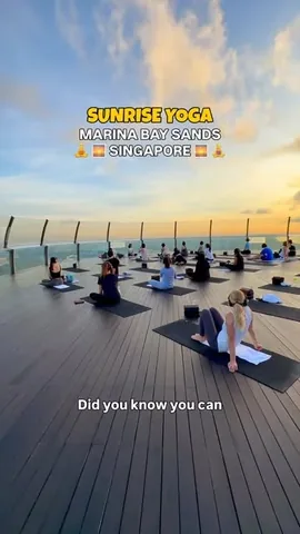 twosometravellers Instagram post about Yoga experience in Singapore