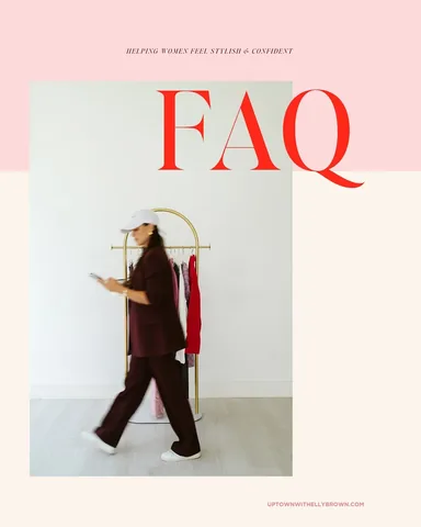 uptownwithellybrown Instagram post about Personal styling process