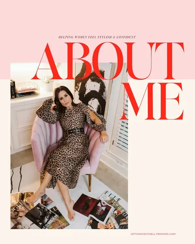 uptownwithellybrown Instagram post about Personal stylist introduction