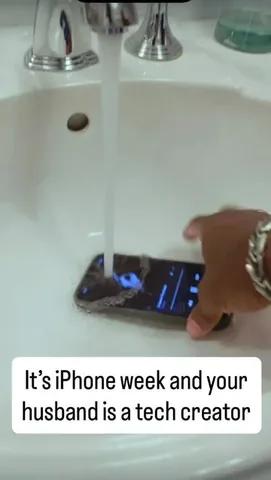 uravgconsumer Instagram post about IPhone stunt or mishap