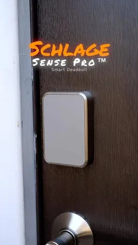 uravgconsumer Instagram post about Schlage Sense Pro smart deadbolt
