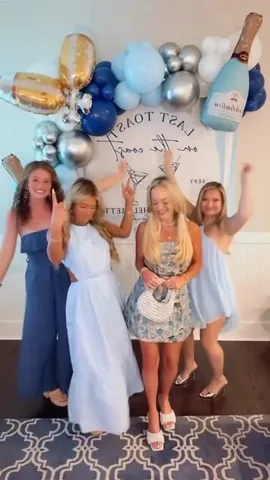 urban.blonde Instagram post about Bachelorette event fashion