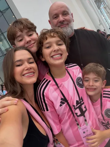 valerialipovetsky Instagram post about Soccer match outing