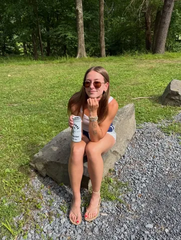 vanessamferraiolo Instagram post about Mountain getaway