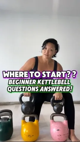 venus2bfab Instagram post about Kettlebell selection and fundamentals