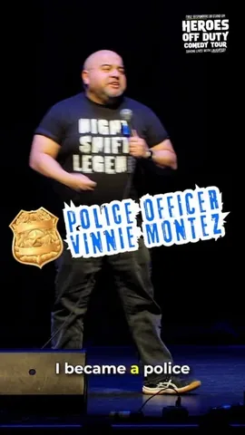 vinniemontez Instagram post about First responder comedy