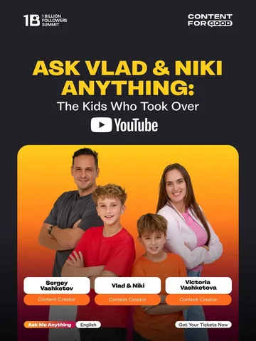 vlad.super.vlad Instagram post about 1BillionSummit appearance