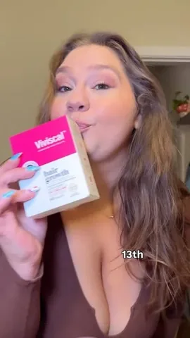 voluptuousleah Instagram post about Hair growth supplement promotion