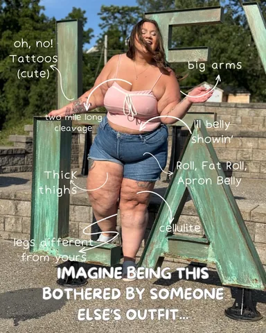 voluptuousleah Instagram post about Body positivity